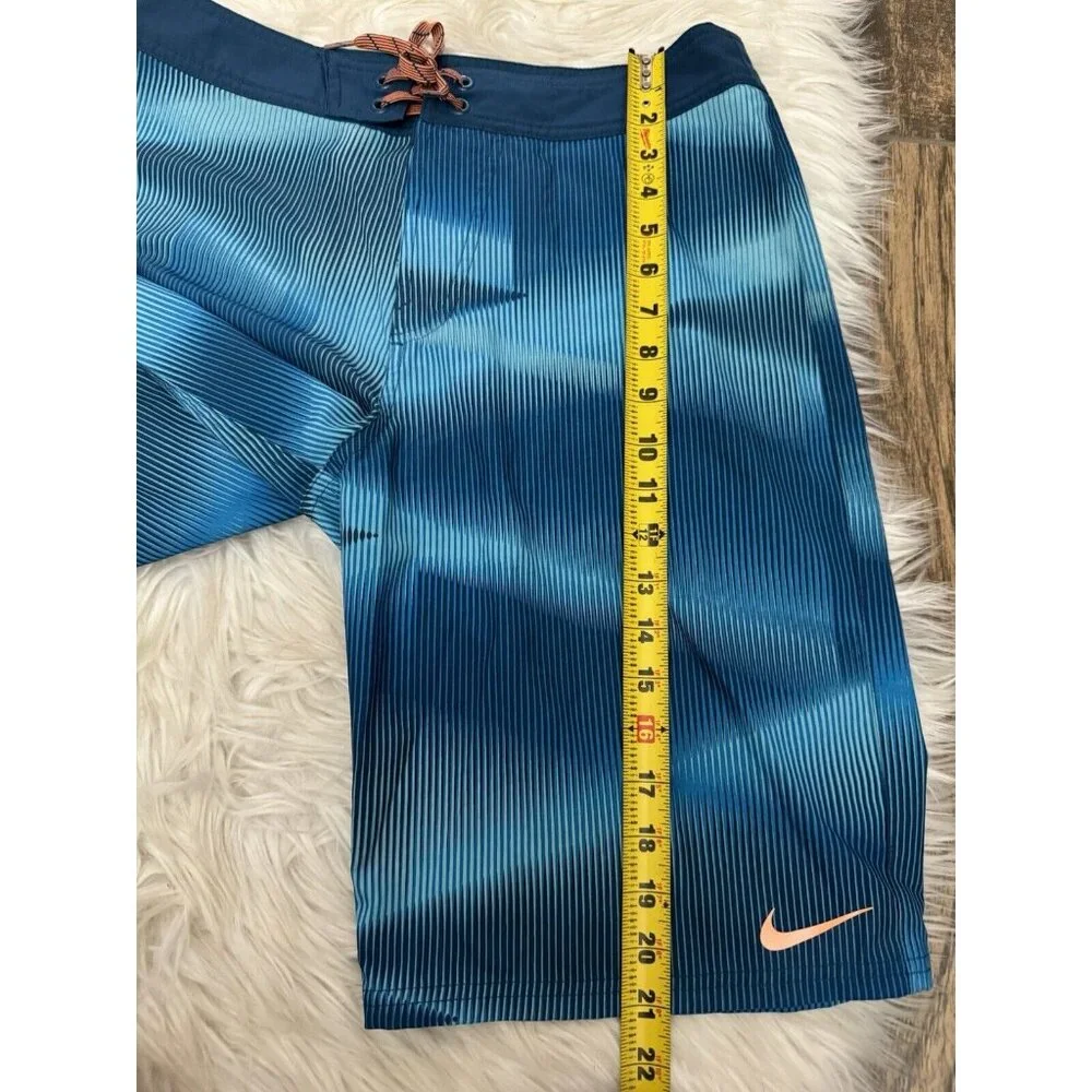 Nike Vapor Swim Board‎ Shorts men’s Size 30 Blue Stretch Unlined